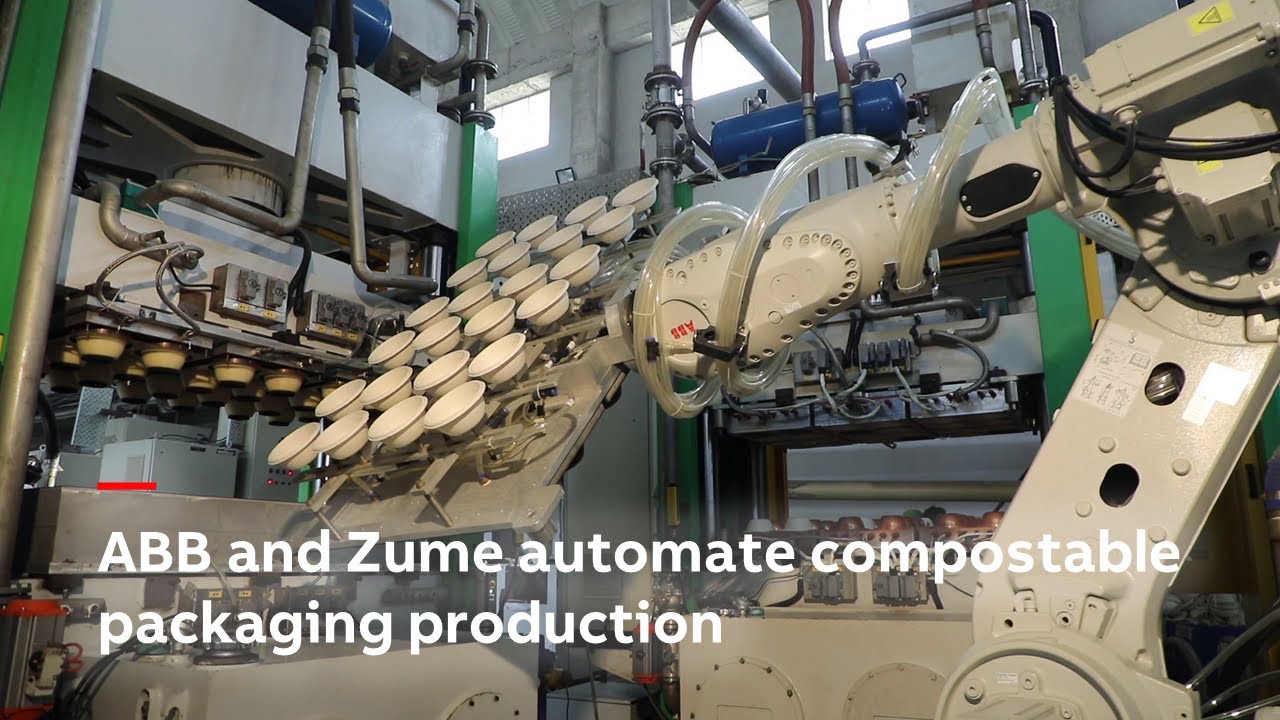 ABB and Zume automate compostable packaging production