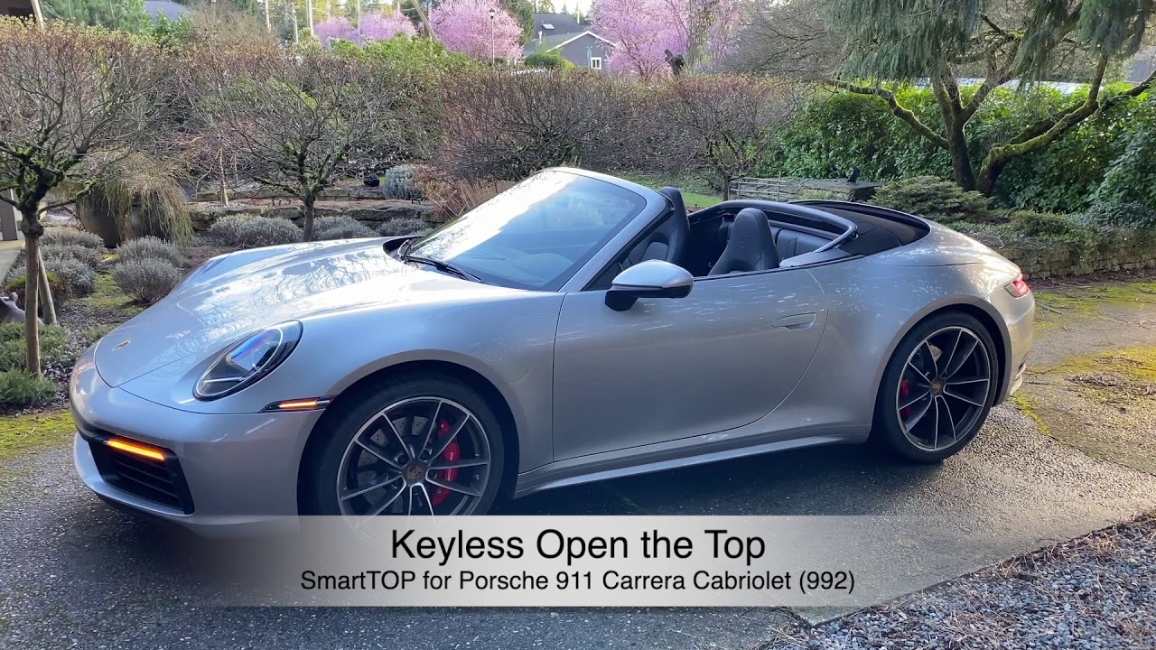 mods4cars SmartTOP for Porsche 911 Carrera Cabriolet (992) - One-Touch / Remote open / close Top
