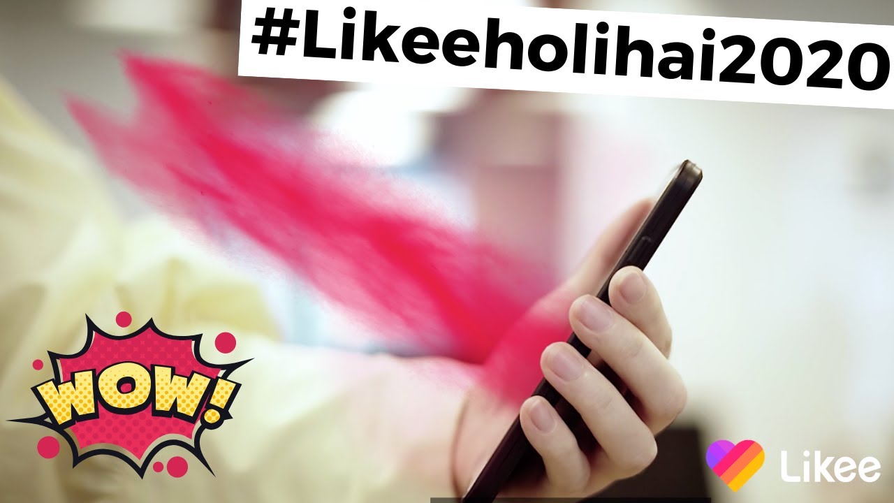 LikeeHoliHai2020 | The Coolest Way to Celebrate Holi No Worry about Corona Virus Anymore