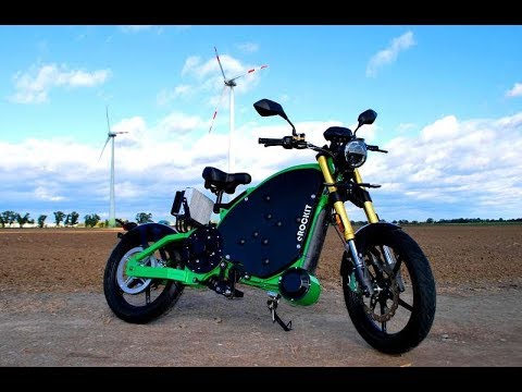 The world's first pedal-controlled electric motorcycle!