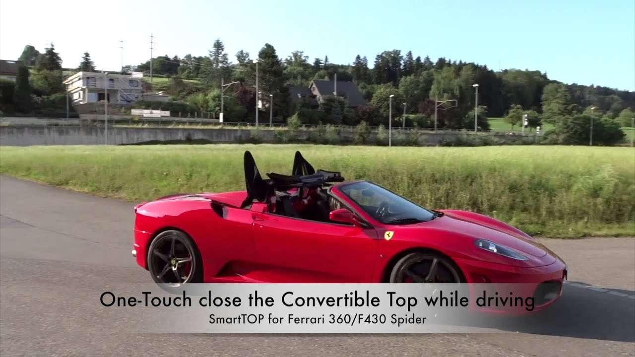 mods4cars SmartTOP for Ferrari 360/F430 Spider - One-Touch open / close Top while driving