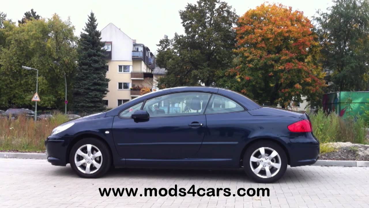 mods4cars SmartTOP for Peugeot 307 CC - operate the top with your remote & while driving
