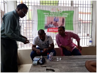 3hcare.in in association with Britannia organised health camps