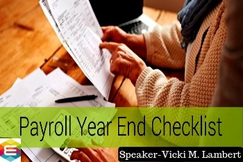 Preparing for Year End 2018 and Year Beginning 2019