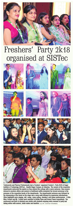 Fresher’s Party 2k18 at SISTec