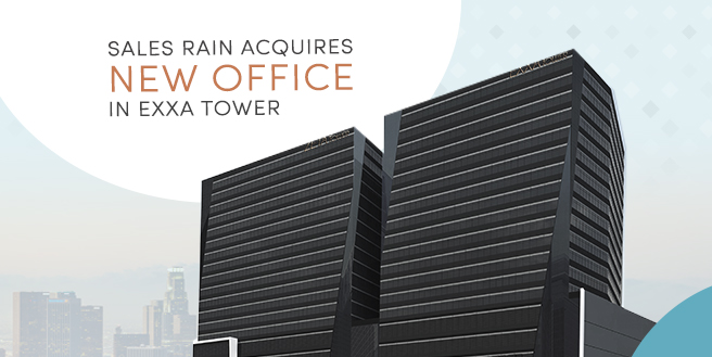 Sales Rain Acquires New Office in Exxa Tower, Bridgetowne IT Park