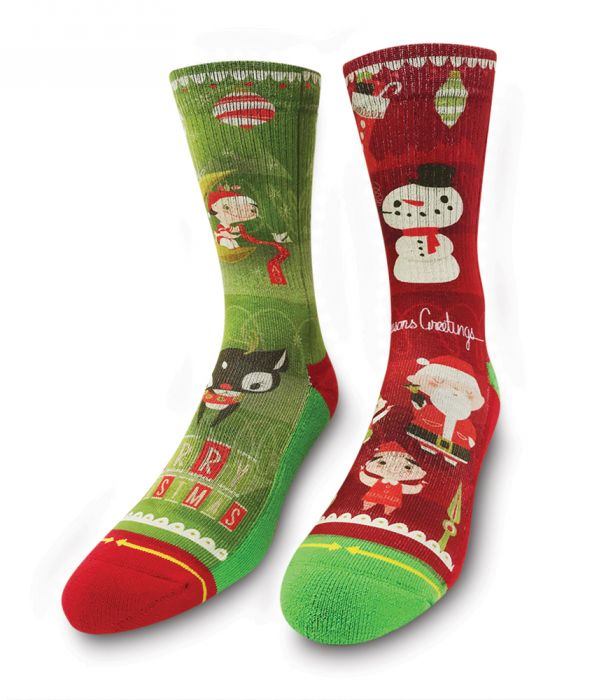 Toasty warm feet with Christmas socks from Merge4