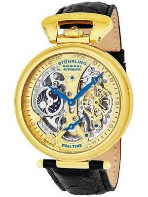 Stuhrling Original Emperor’s Grand Dual Time Automatic 127A2.333519 Men’s Watch