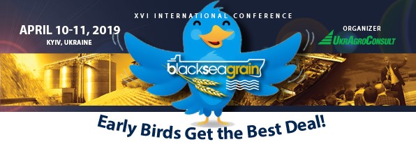 Black Sea Grain-2019: 1 Month Left to Register with Early Bird rates