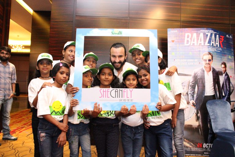 Smile Foundation join hands with Saif Ali Khan starrer “Bazaar” to raise awareness on the importance of Education