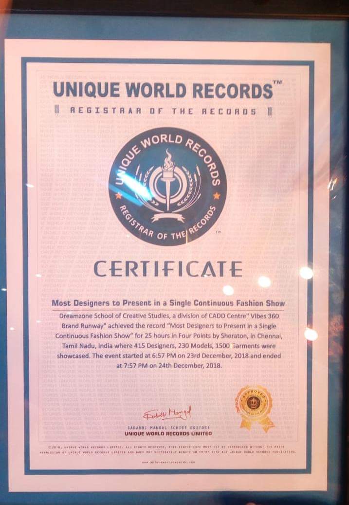 Dreamzone Institute creates Unique World Records