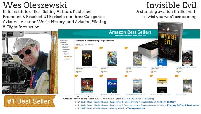 Wes Oleszewski hits #1 Bestseller on Amazon