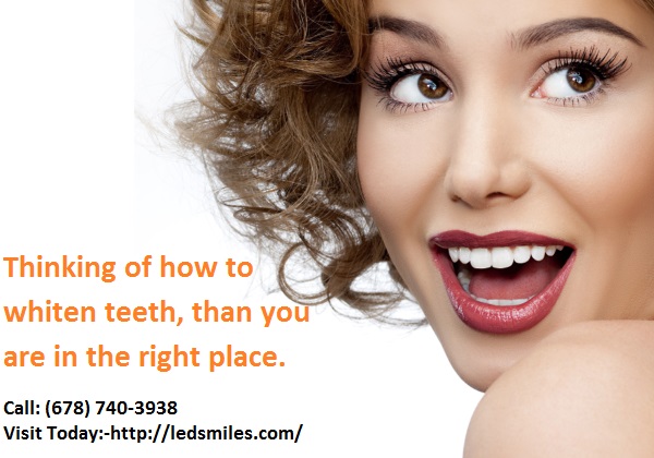 Get the best teeth whitening kit with led light