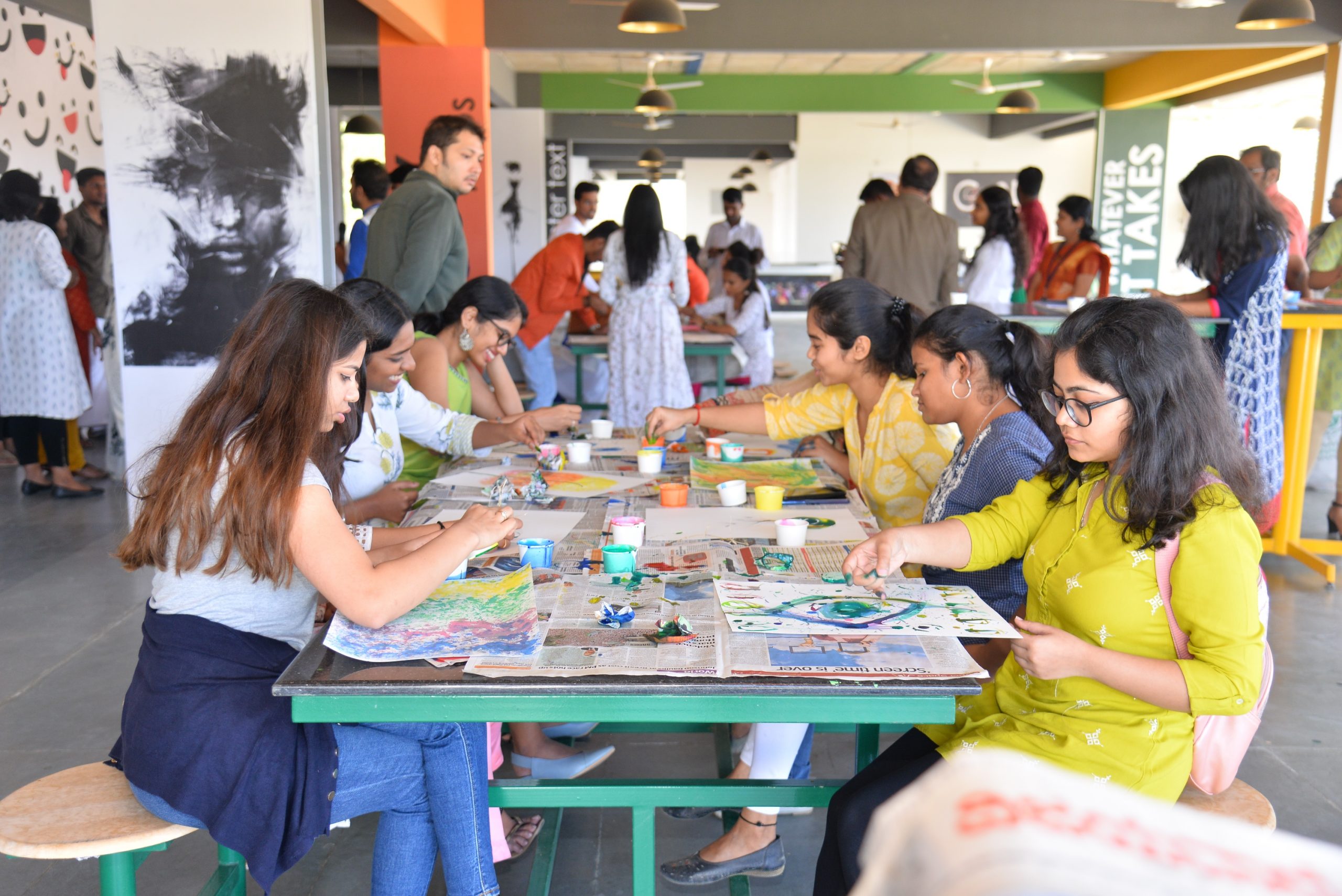Vogue Institute of Art & Design marks Republic Day with artistic paintings and ethnic drapes