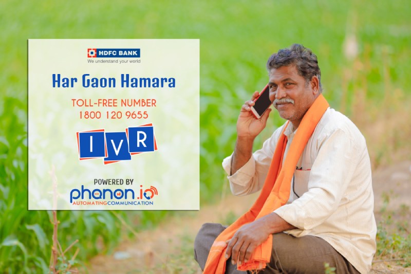 Phonon powers HDFC Bank’s ‘Har Gaon Hamara’ Interactive Voice Response solution
