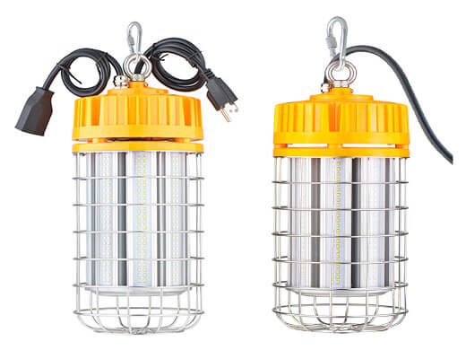 LED Temporary Construction Lighting 100W 13,000 Lumens 100-277Vac Ip65