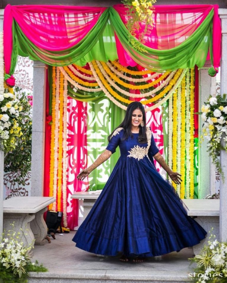 Innovative Colors for Modern Indian Reception Gowns