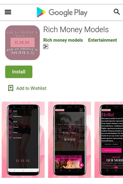Rich Money Models Launches a New Rich Money Models App for Models All Over the World