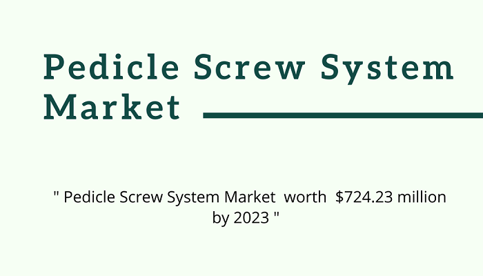 Pedicle Screw System Is Playing Vital Role in Medical Industry | Know The Business Opportunities