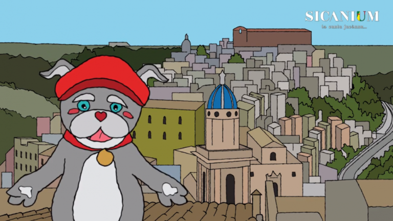 A Ragusa, nel cuore del Val di Noto, ecco il quinto cartone animato di Caggiulino Sicanium