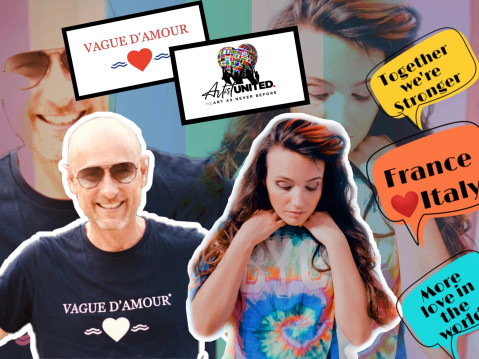 Executive Producer Veronica Vitale Meets Famous French Fashion Designer Philippe Vallés: The T-shirt That Will Travel The World