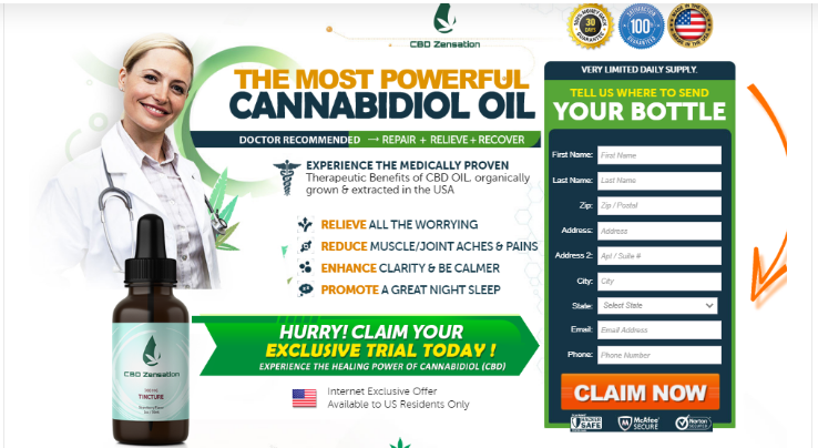 CBD Zensatio Incidentally Relieves Mental and Physical Pains !
