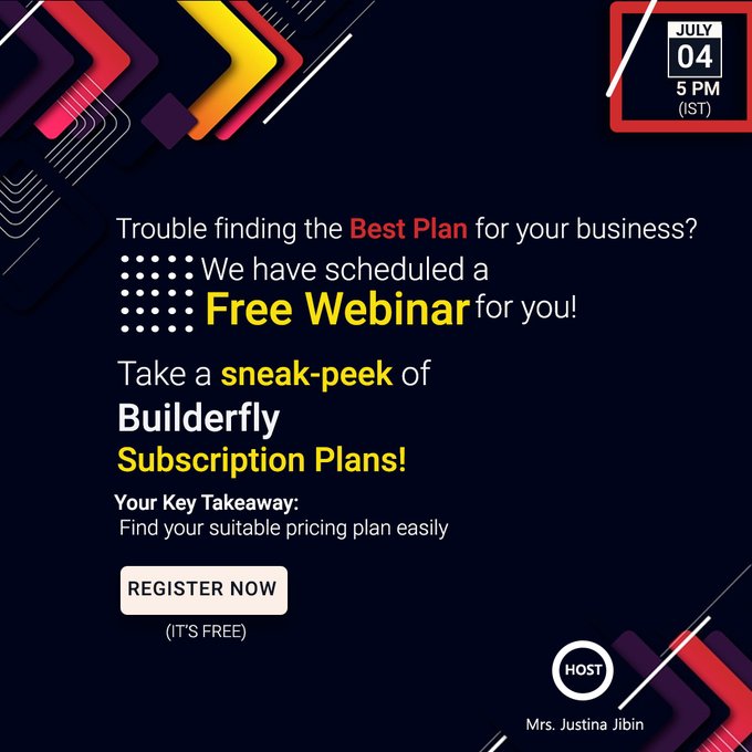 Builderfly Ecommerce Platform is going to conduct the Seventh Free Webinar
