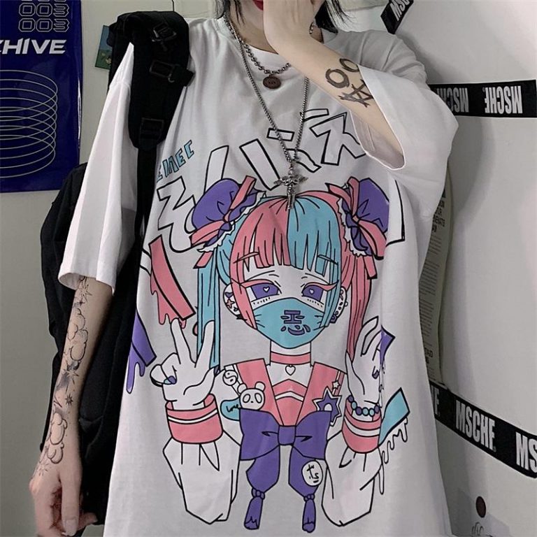 Anime Designs on Custom Printed T-Shirts