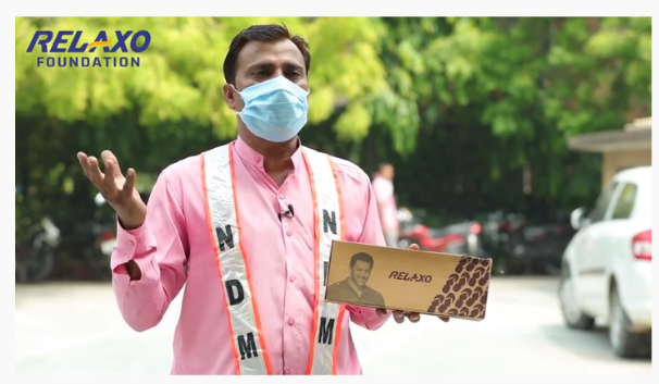 Relaxo Foundation launches new campaign #Frontline warriors #Mazbootkadam