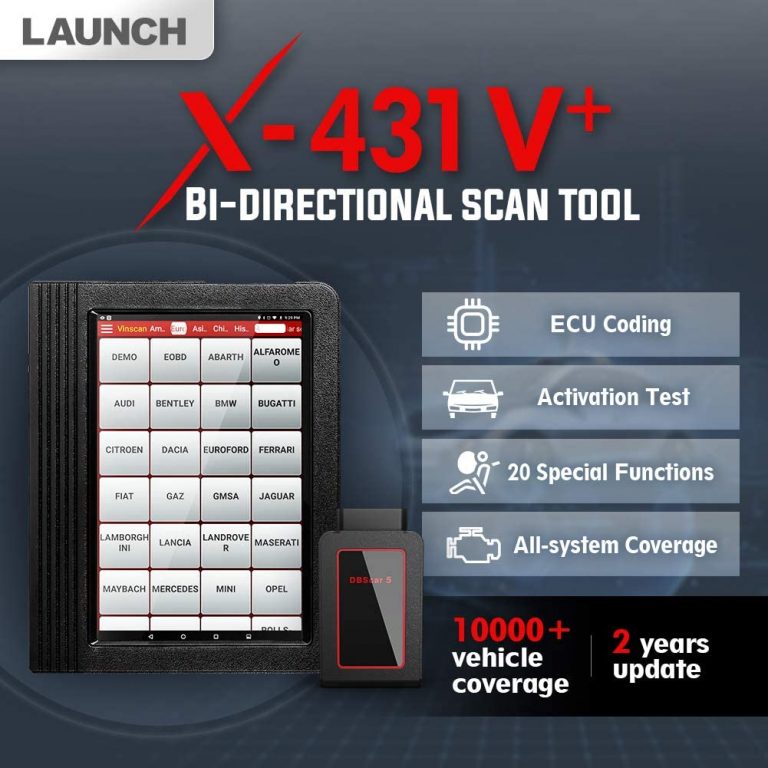 Best Launch X431 v OBD2 Scanners Reviews 2020