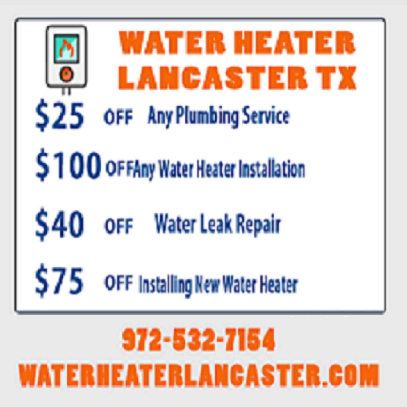 Water Heater Lancaster TX