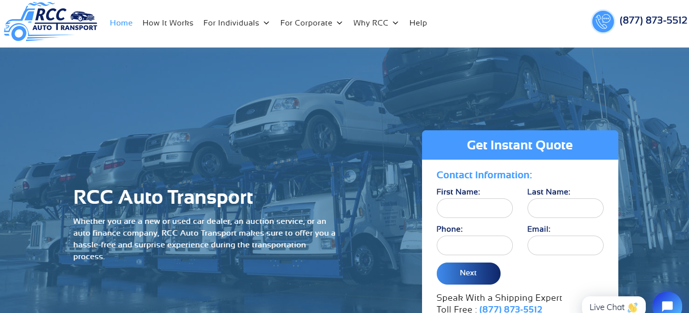 Leading U.S. auto transporter launches new vehicle shipping website with ‘instant quote’ feature