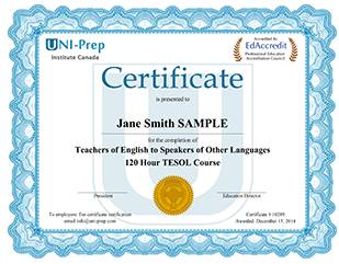 Uni-Prep Offers Guidelines for Entry Requirements to TEFL Certificate Course