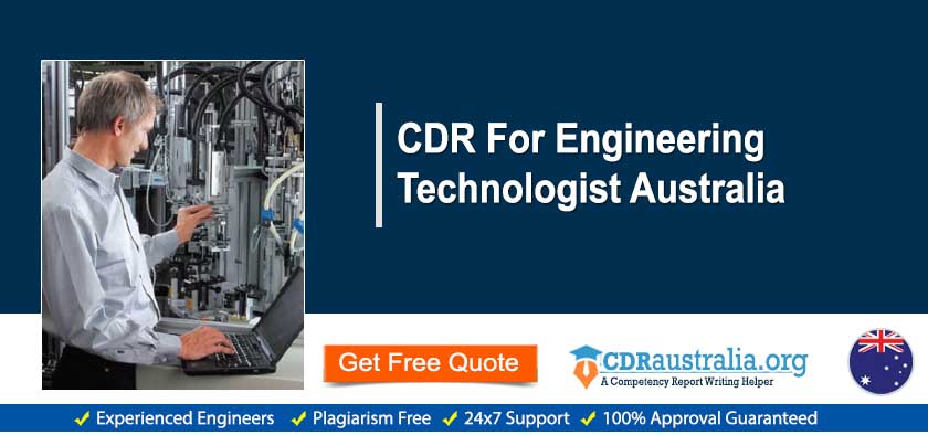 Get The Best CDR For Engineering Technologist Australia By Experts