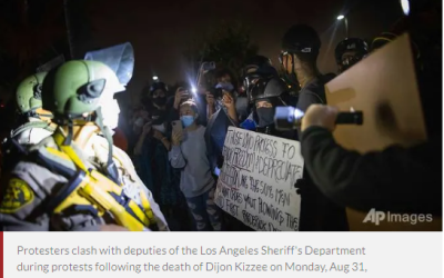 U.S. Police Shoot Black Man, Protest In Los Angeles After Death