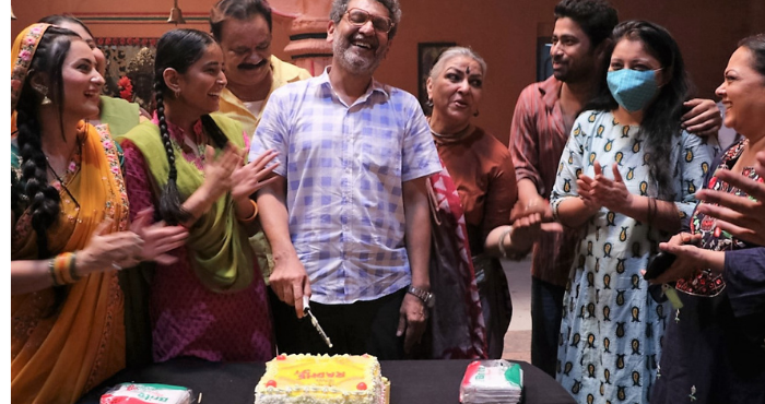 A working birthday for Ravi Mahashabde from &TV’s Gudiya Humari Sabhi Pe Bhari