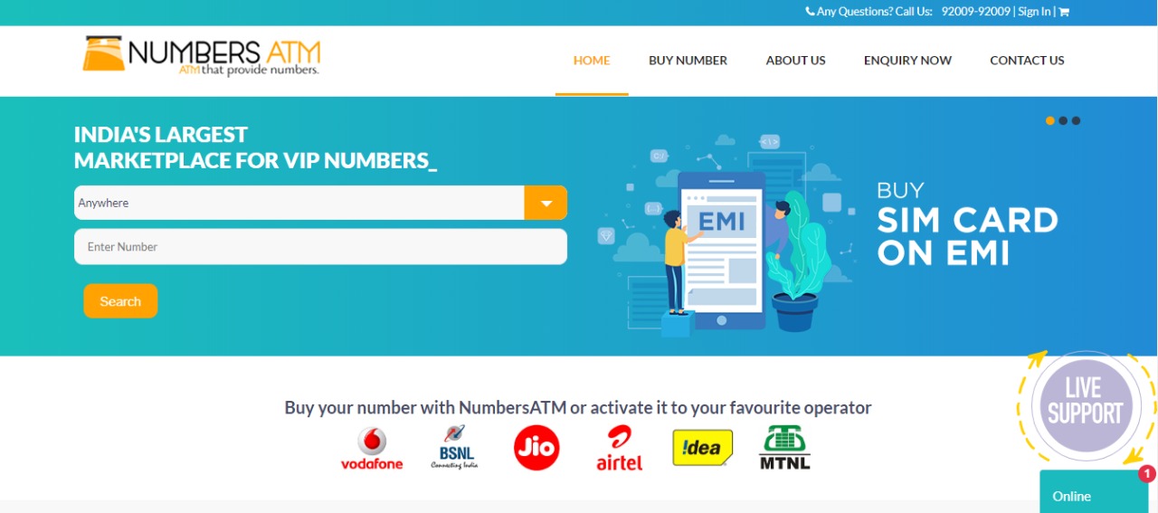 Buy Fancy Numbers From The Reputed Online Store Of Unique Mobile Numbers In India!