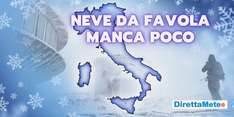 Meteo: le NEVICATE più intense da anni, l’attesa sta per finire