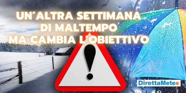 Meteo Italia: maltempo, piogge e nevicate in arrivo anche al Nord, la svolta di fine Gennaio