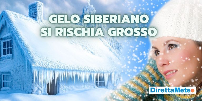 Meteo estremo in Siberia: se ci raggiunge sono guai!