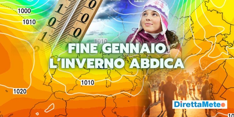 Meteo Italia: tra piogge e clima mite, Inverno in ritirata, fino a quando