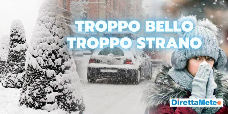 Meteo: NEVICATE ALPINE di fine Gennaio, troppo bello e troppo strano