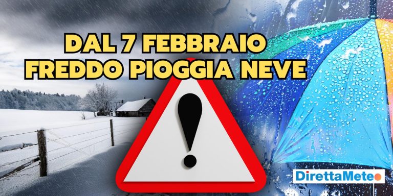 Meteo: da Venerdì ritorna l’Inverno con la neve, le regioni interessate