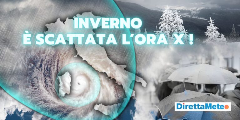 Meteo Italia: freddo, pioggia, neve, l’Inverno ingrana la quinta