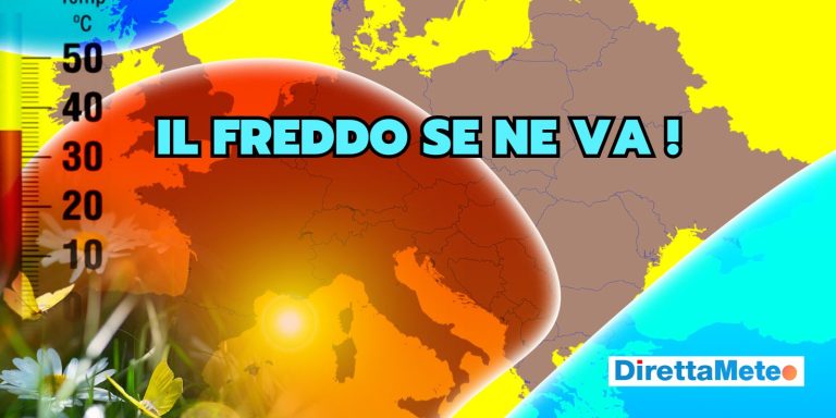Meteo: l’alta pressione spinge via il freddo, temperature su, poi novità