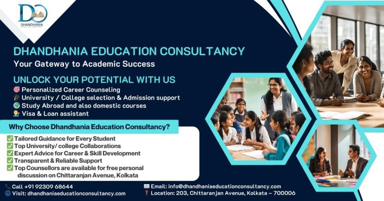 DHANDHANIA EDUCATION CONSULTANCY: Guiding Students Towards a Brighter Future