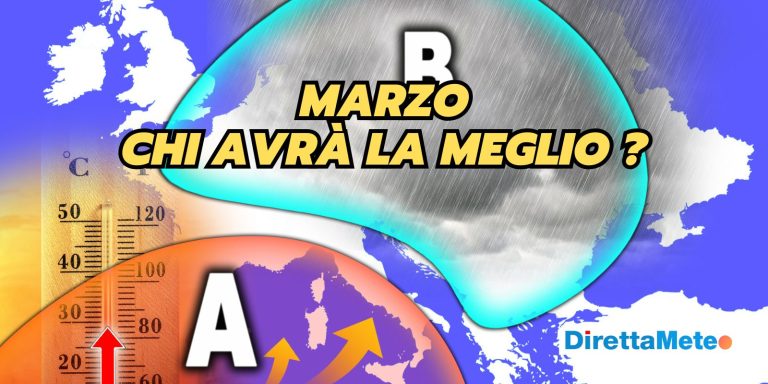 Meteo Marzo: tra perturbazioni africane, anticiclone e temperature fino a 25°C