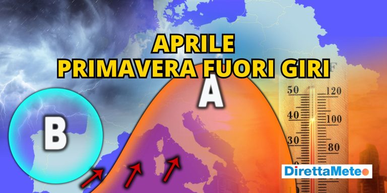 Meteo aprile 2025: anticicloni dominanti, la primavera va fuori giri