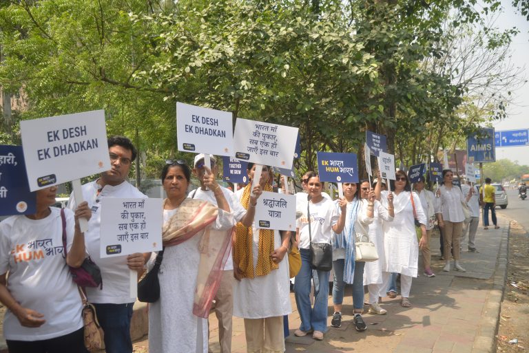 Thousands Unite across India for a Historic Shraddhanjali Yatrafor the martyrs of Pahalgam Attacks  