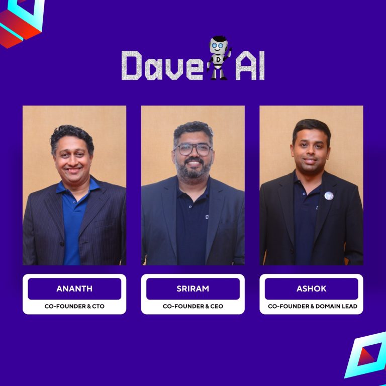 DaveAI Secures Investment in Pre-Series A round led by Inflection Point Ventures & SucSEED Indovation Fund